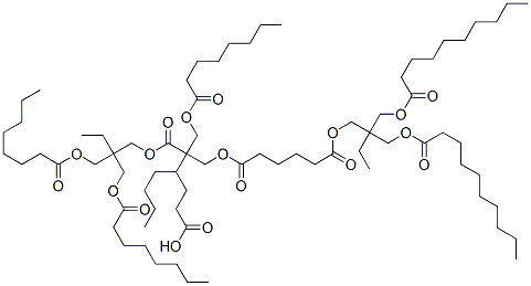 CAS#: 94278-18-9， 2,2-Bis[[(1-Oxooctyl)Oxy]Methyl]Butyl 2-[[[6-[2,2-Bis[[(1-Oxodecyl)Oxy]Methyl]Butoxy]-1,6-Dioxohexyl]Oxy]Methyl]-2-[[(1-Oxooctyl)Oxy]Methyl]Butyladipate
