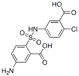 CAS#: 94291-74-4， 5-Amino-2-[[(3-Carboxy-4-Chlorophenyl)Amino]Sulphonyl]Benzoic Acid