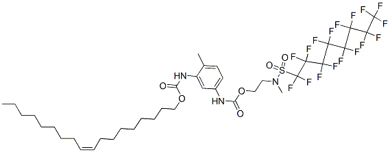 CAS#: 94313-84-5， (Z)-Octadec-9-Enyl [5-[[[2-[[(Perfluorooctyl)Sulphonyl]Methylamino]Ethoxy]Carbonyl]Amino]-o-Tolyl]Carbamate