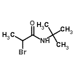 CAS#: 94318-80-6， 2-Bromo-N-(2-methyl-2-propanyl)propanamide