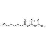 CAS#: 94354-68-4， 1-Acetoxyethyl heptanoate