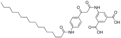 CAS#: 94386-43-3， 5-[[1,3-Dioxo-3-[4-[(1-Oxohexadecyl)Amino]Phenyl]Propyl]Amino]Isophthalic Acid