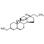 CAS#: 94405-99-9， (8R,9S,10R,13S,14S,17S)-3-methoxy-10,13-dimethyl-17-propyl-1,2,7,8,9,11,12,14,15,16-decahydrocyclopenta[a]phenanthren-17-ol