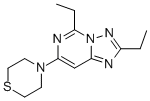 CAS#: 94415-03-9， 2,5-Diethyl-7-(4-thiomorpholino)-1,2,4-triazolo[1,5-c]pyrimidine