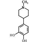 CAS#: 94427-47-1， 4-(1-Methyl-4-piperidinyl)-1,2-benzenediol