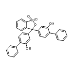 CAS#: 94442-18-9， 5-[3-(3-hydroxy-4-phenyl-phenyl)-1,1-dioxo-benzo[c]oxathiol-3-yl]-2-phenyl-phenol