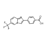 CAS#: 944580-89-6， 2-(4-Nitrophenyl)-6-(trifluoromethyl)imidazo[1,2-a]pyridine