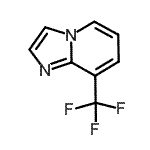 structure of CAS# 944580-98-7, 8-(Trifluoromethyl)imidazo[1,2-a]pyridine;8-(trifluoromethyl)imidazo[1,2-a]pyridine;8-Trifluoromethyl-imidazo[1,2-a]pyridine;MFCD09994638