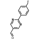 CAS#: 944904-93-2， 2-(4-Fluorophenyl)-5-pyrimidinecarbaldehyde