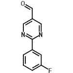 CAS#: 944904-96-5， 2-(3-Fluorophenyl)-5-pyrimidinecarbaldehyde