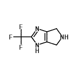 CAS#: 945217-63-0， 2-(Trifluoromethyl)-1,4,5,6-tetrahydropyrrolo[3,4-d]imidazole