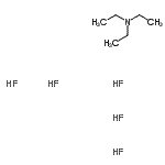 结构式 CAS# 94527-74-9, N,N-二乙基乙胺戊氢氟酸盐