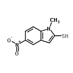 CAS#: 945454-10-4， 1-Methyl-5-nitro-1H-indole-2-thiol
