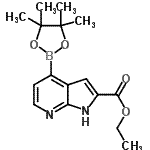 CAS#: 945865-21-4， Ethyl 4-(4,4,5,5-tetramethyl-1,3,2-dioxaborolan-2-yl)-1H-pyrrolo[2,3-b]pyridine-2-carboxylate