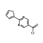 CAS#: 946409-25-2， 2-(2-Thienyl)-5-pyrimidinecarbonyl chloride