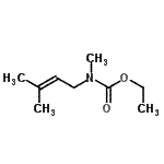 CAS#: 94646-39-6， Ethyl methyl(3-methyl-2-buten-1-yl)carbamate