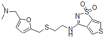 CAS#: 94662-50-7， N-(2-(((-5-((Dimethylamino)methyl)-2-furanyl)methyl)thio)ethyl)thieno[3,4-d]isothiazol-3-amine-1,1-dioxide