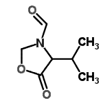 CAS#: 94664-20-7， 4-Isopropyl-5-oxo-1,3-oxazolidine-3-carbaldehyde