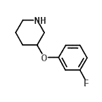 CAS#: 946725-84-4， 3-(3-Fluorophenoxy)piperidine