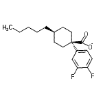 CAS#: 94737-82-3， cis-1-(3,4-Difluorophenyl)-4-pentylcyclohexanecarboxylate