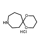 CAS#: 947534-14-7， 1,5-Dioxa-9-azaspiro[5.6]dodecane hydrochloride (1:1)