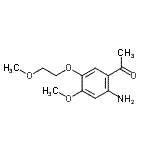 CAS#: 947691-54-5， 1-[2-Amino-4-methoxy-5-(2-methoxyethoxy)phenyl]ethanone