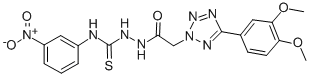 CAS#: 94772-00-6， 5-(3,4-Dimethoxyphenyl)-2H-Tetrazole-2-Acetic Acid 2-(((3-Nitrophen Yl)Amino)Thioxomethyl)Hydrazide