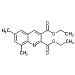 CAS#: 948289-08-5， Diethyl 6,8-dimethyl-2,3-quinolinedicarboxylate