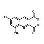 CAS#: 948289-44-9， 6-Chloro-8-methyl-2,3-quinolinedicarboxylic acid