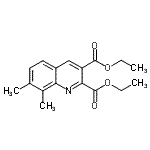 CAS#: 948290-10-6， Diethyl 7,8-dimethyl-2,3-quinolinedicarboxylate