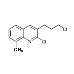 CAS#: 948290-29-7， 2-Chloro-3-(3-chloropropyl)-8-methylquinoline