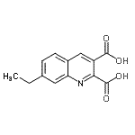 CAS#: 948290-58-2， 7-Ethyl-2,3-quinolinedicarboxylic acid