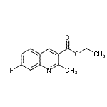 CAS#: 948290-76-4， Ethyl 7-fluoro-2-methyl-3-quinolinecarboxylate