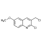 CAS#: 948291-11-0， 2-Chloro-3-(chloromethyl)-6-methoxyquinoline