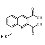 CAS 登录号：948291-43-8， 8-乙基-2,3-喹啉二甲酸