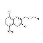CAS#: 948291-96-1， 2,5-Dichloro-3-(3-chloropropyl)-8-methylquinoline