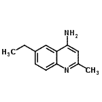 CAS#: 948293-17-2， 6-Ethyl-2-methyl-4-quinolinamine
