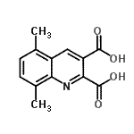 CAS#: 948293-98-9， 5,8-Dimethyl-2,3-quinolinedicarboxylic acid