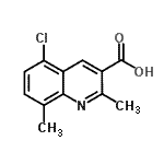 CAS#: 948294-07-3， 5-Chloro-2,8-dimethyl-3-quinolinecarboxylic acid