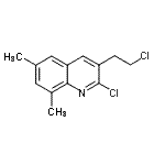 CAS#: 948294-43-7， 2-Chloro-3-(2-chloroethyl)-6,8-dimethylquinoline