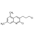 CAS#: 948294-58-4， 2-Chloro-3-(3-chloropropyl)-5,7-dimethylquinoline