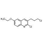 CAS#: 948294-63-1， 2-Chloro-3-(3-chloropropyl)-6-ethoxyquinoline