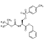 CAS#: 94882-74-3， Benzyl O-[(4-methylphenyl)sulfonyl]-N-{[(2-methyl-2-propanyl)oxy]carbonyl}-L-serinate