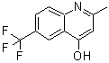 structure of CAS# 949507-76-0, 2-Methyl-6-(trifluoromethyl)-4-quinolinol;2-Methyl-6-trifluoromethyl-4-quinolinol;2-Methyl-6-trifluoromethyl-quinolin-4-ol;6-(Trifluoromethyl)-2-methylquinolin-4-ol