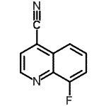CAS#: 949535-30-2， 8-Fluoro-4-quinolinecarbonitrile