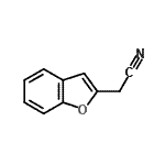 structure of CAS# 95-28-3, 1-Benzofuran-2-ylacetonitrile;2-(benzofuran-2-yl)acetonitrile