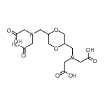 CAS#: 95046-23-4， 2-[[5-[(bis(carboxymethyl)amino)methyl]-1,4-dioxan-2-yl]methyl-(carboxymethyl)amino]acetic acid