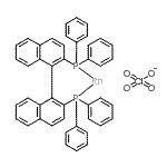 CAS#: 95156-21-1， Bis((R)-2,2'-Bis(Diphenylphosphino)-1,1' -Binaphthyl)Rhodium(I) Perchlorate