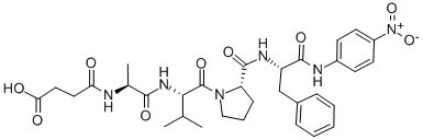 CAS#: 95192-38-4， N-(3-Carboxy-1-Oxopropyl)-L-Alanyl-L-Valyl-L-Prolyl-N-(4-Nitrophenyl)-L-Phenylalaninamide