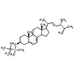 CAS#: 95307-26-9， (3beta,9xi,14xi,17xi,22E)-3-{[Dimethyl(2-methyl-2-propanyl)silyl]oxy}ergosta-5,7,22-triene